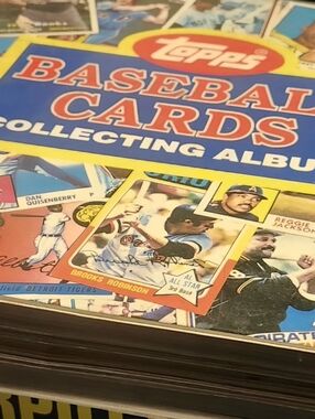 Topps Baseball Cards Album - Nearly Full
